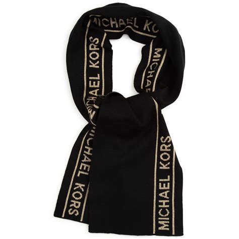 michael kors scarf set burlington|Michael Kors intarsia scarf.